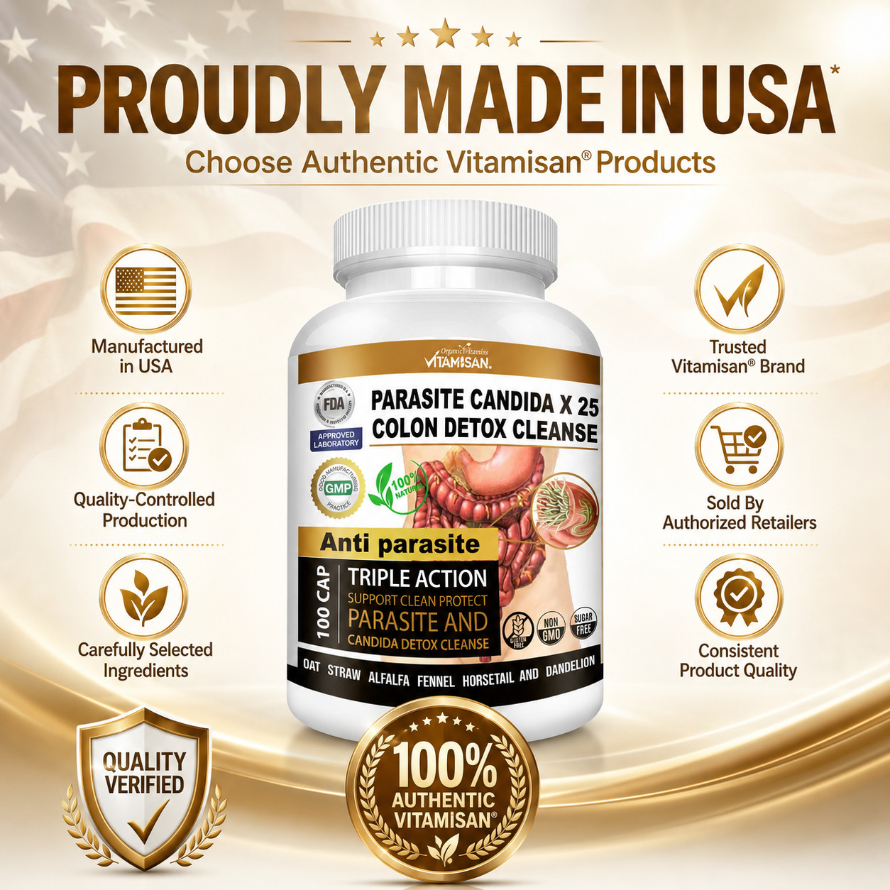 Antiparasitic – ANTI PARASITE COMPLEX detox cleanse kit Helps Intestinal Health