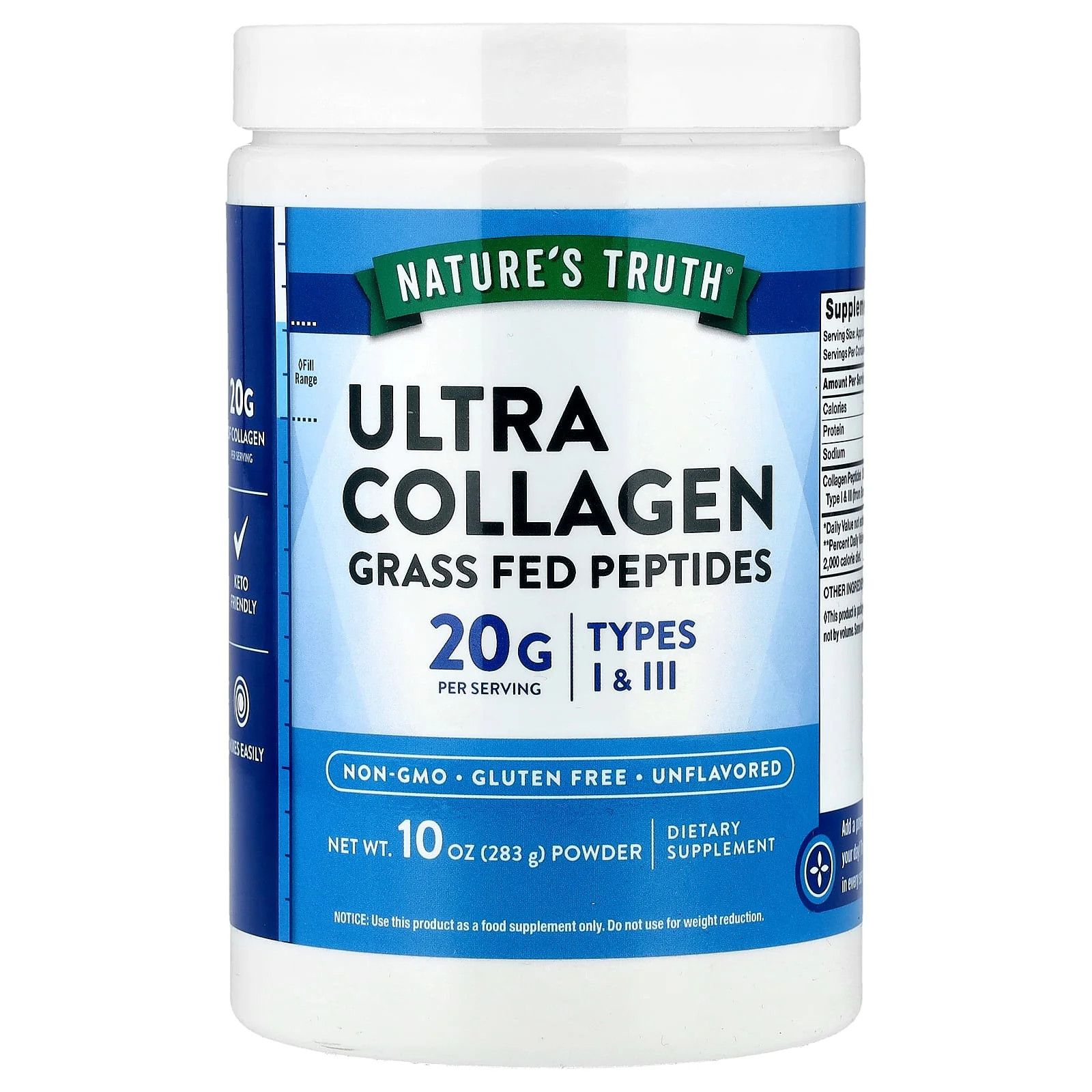 2 X Nature’s Truth, Ultra Collagen Powder, Unflavored, 10 oz (283 g)