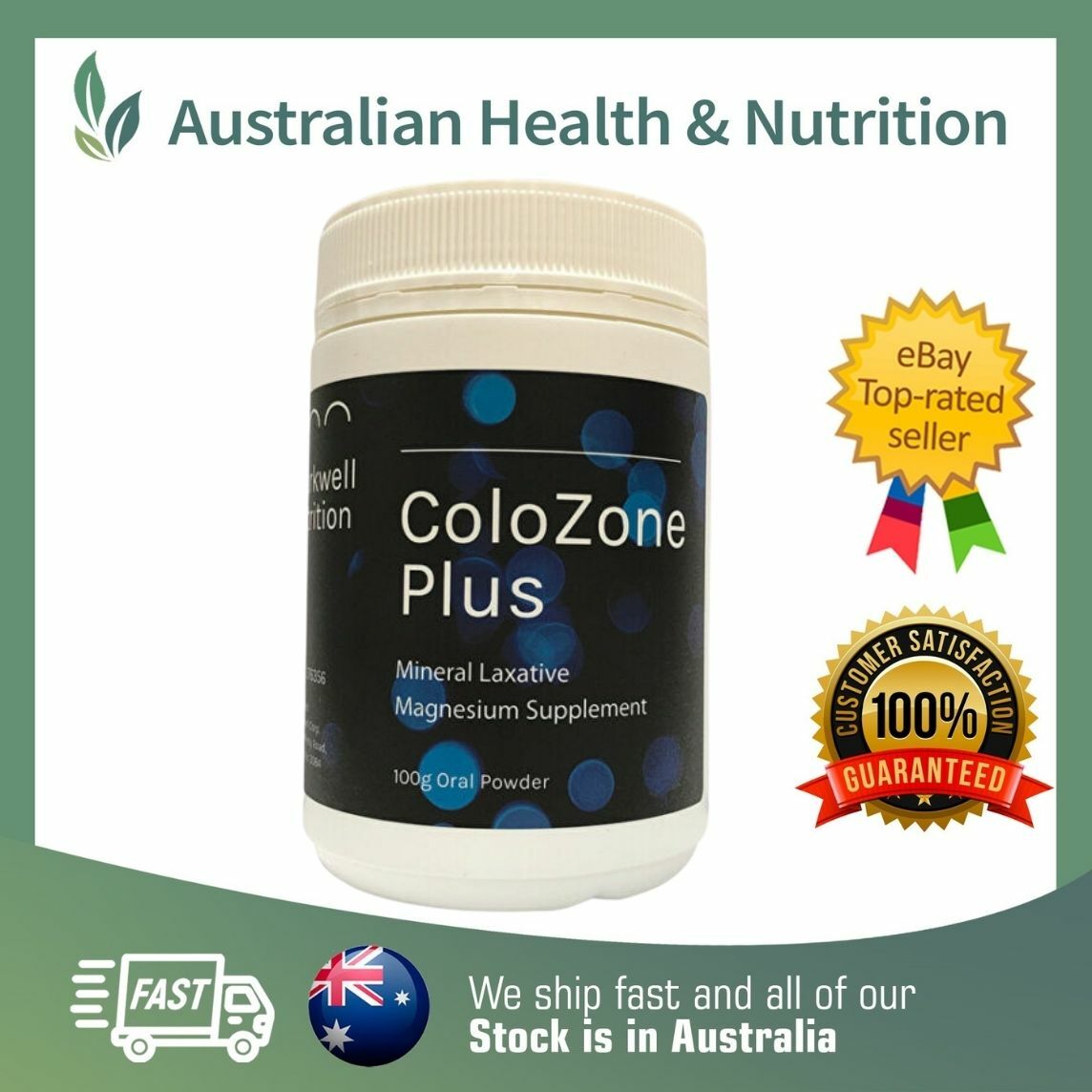 MARKWELL NUTRITION COLOZONE PLUS 100GM + FREE SAME DAY SHIPPING
