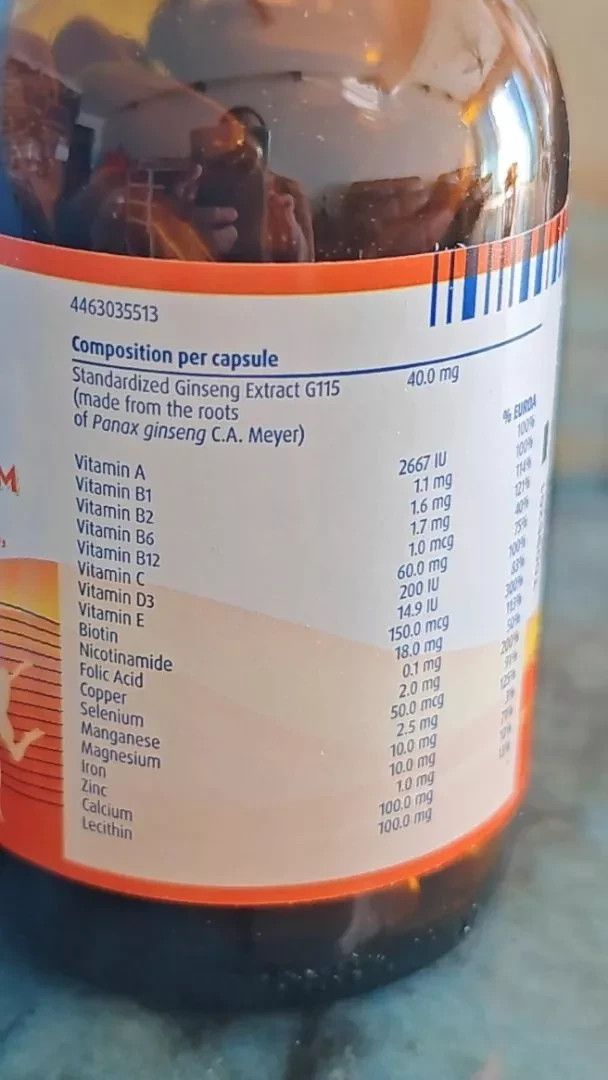 2 X 100s Pharmaton Capsules with Ginseng and Selenium energy booster – FAST SHIP