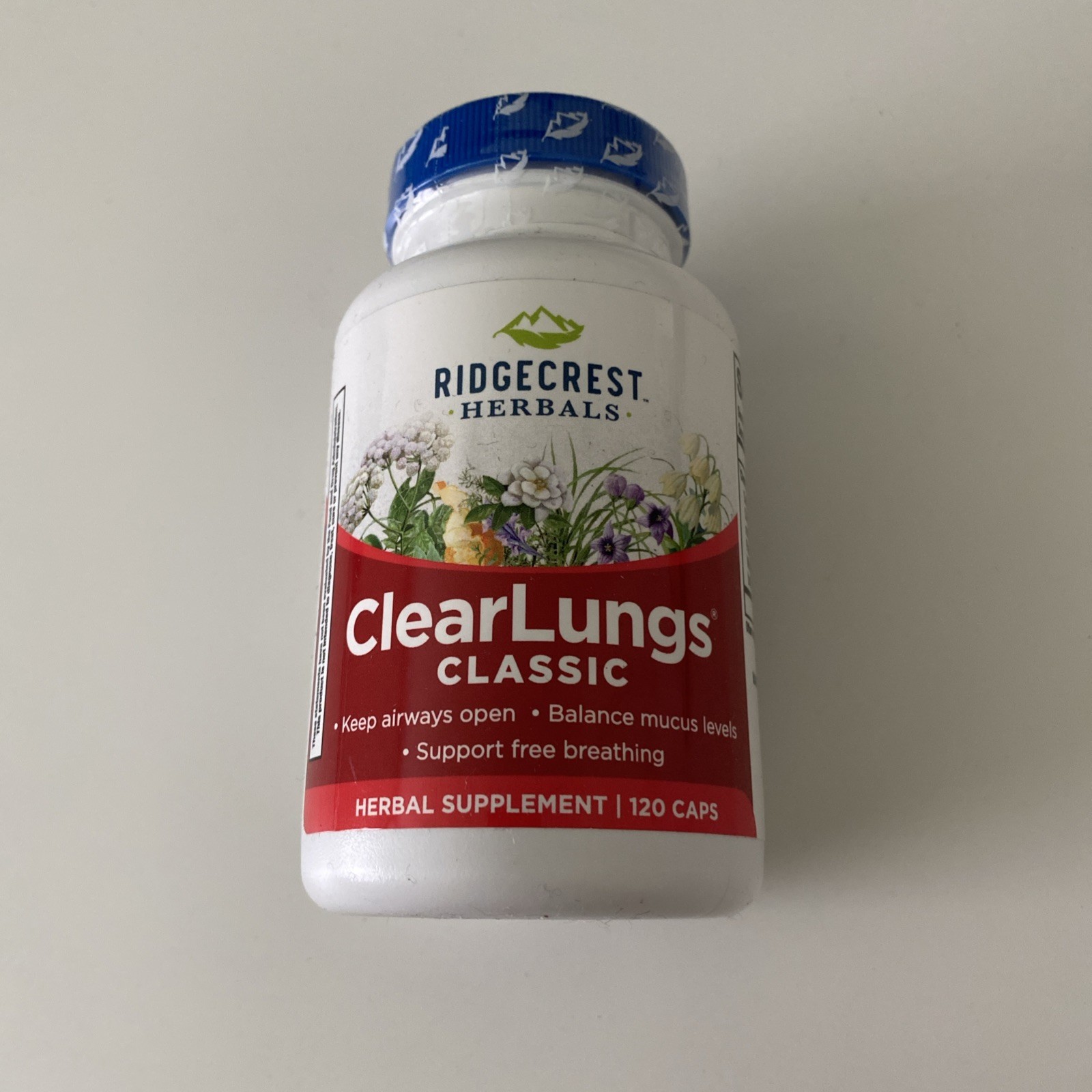 Ridgecrest ClearLungs Classic 120 capsules Exp. 12/2027
