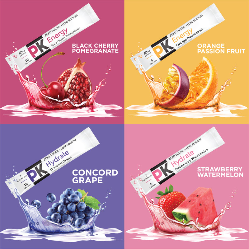 Pure Kick Energy & Hydration Electrolyte Powdered Drink Mix Variety pack, 30 Cou