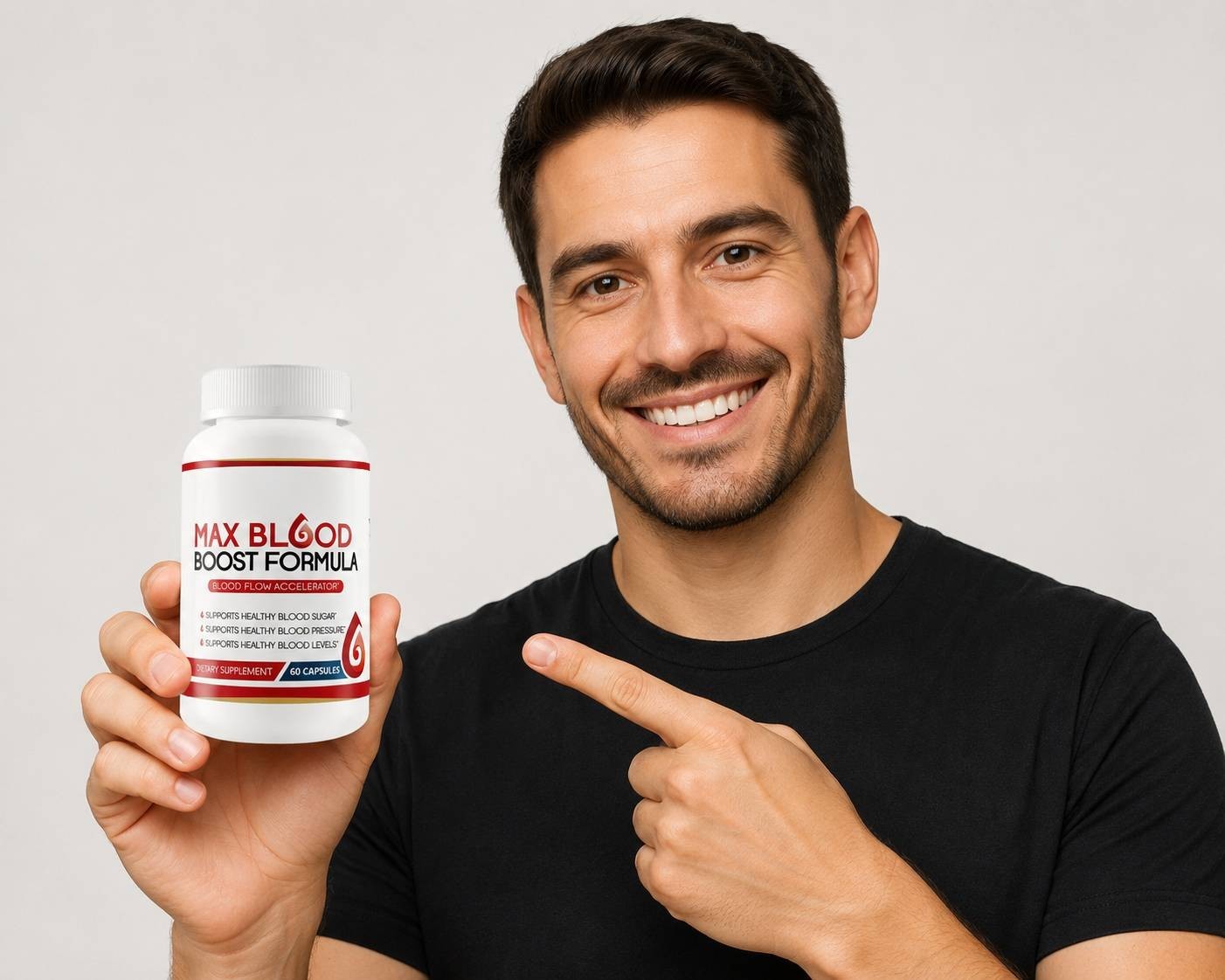 Max Blood Boost Formula Natural Blood Sugar Support 60 Caps Supplement Free Ship