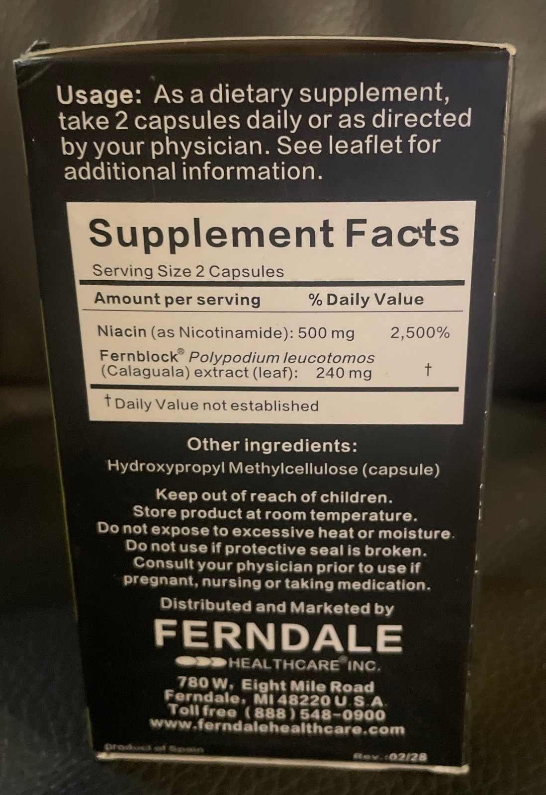 Heliocare Advanced With Nicotinamide B3 Skin Health 120 Capsules 2 BOTTLES