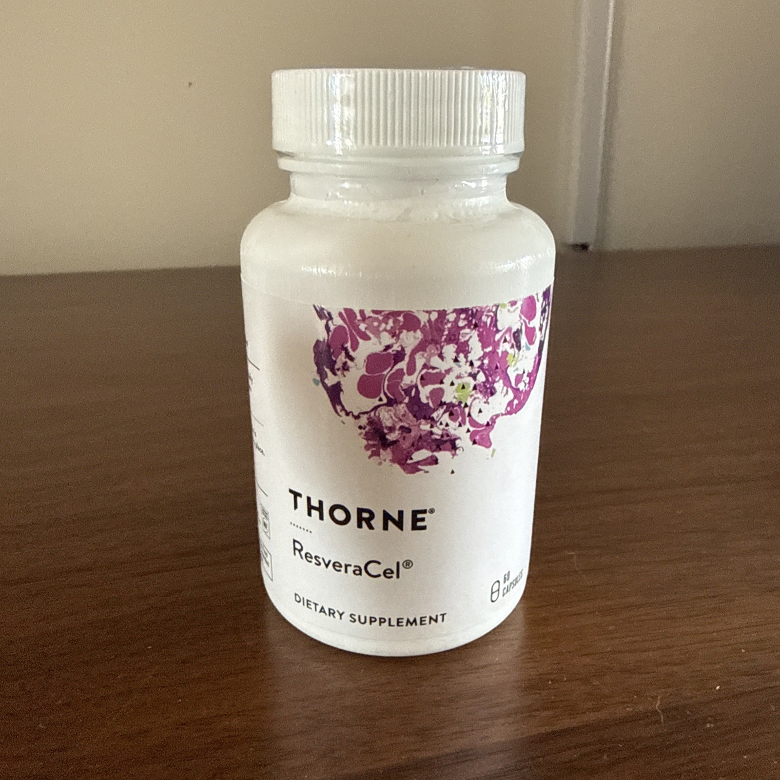 Thorne ResveraCel 60 Capsules dietary supplement free Shipping.
