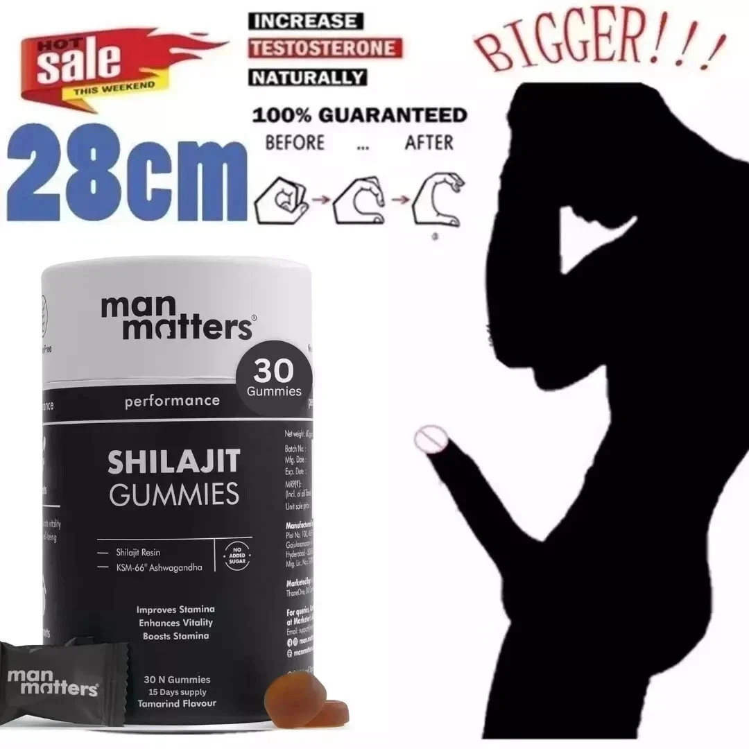Shilajit Gummies Max Strength | Pure 100% Authentic Himalayan Origin 30 Gummies