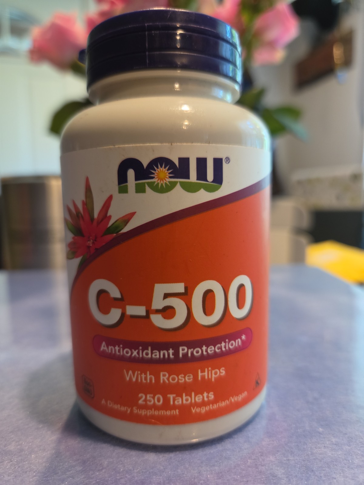 NOW Foods called C-500 with Rose Hips, which contains 250 tablets. [1,…