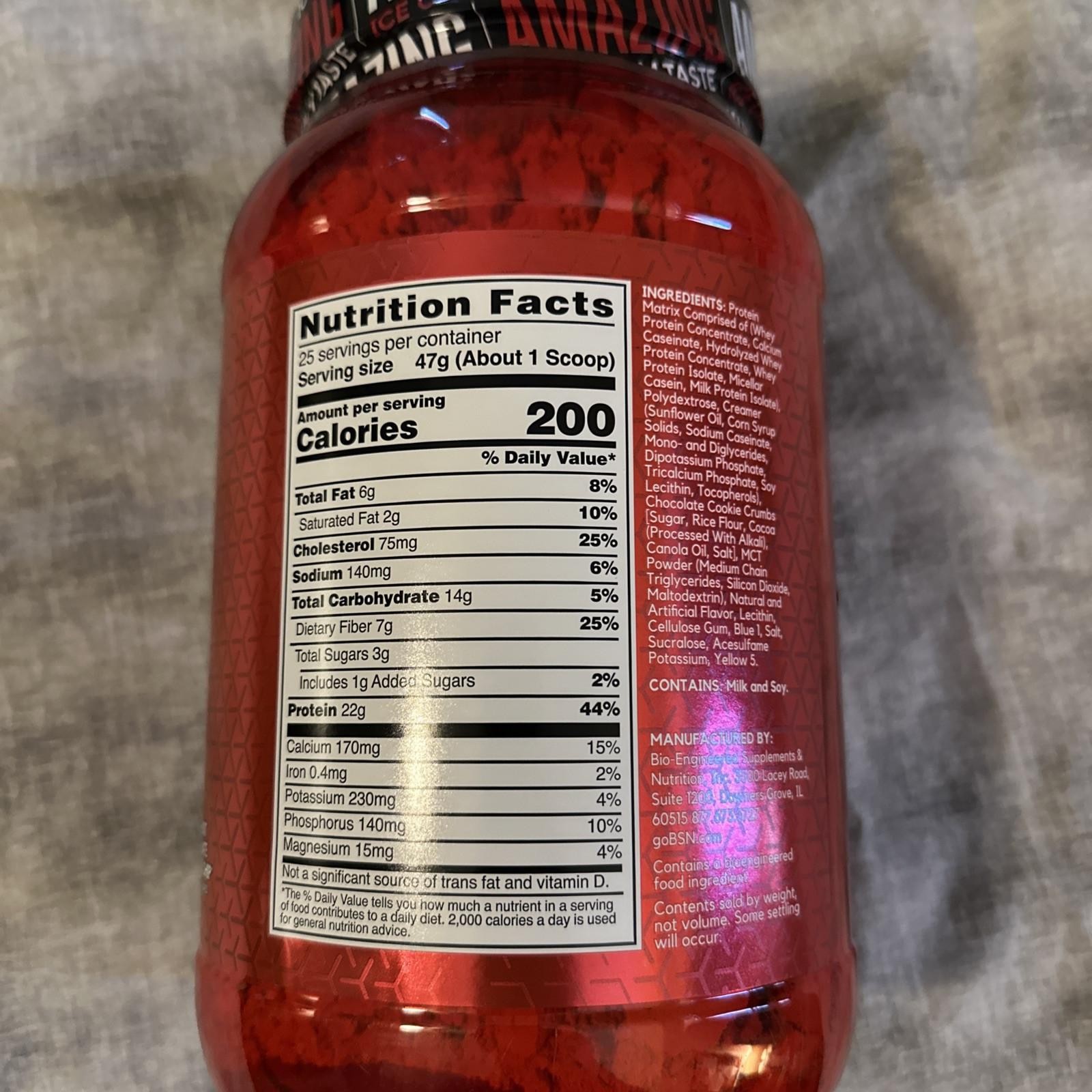 Syntha-6®, Cold Stone Creamery®, Mint Mint Chocolate Chocolate Chip™, 2.59 lbs