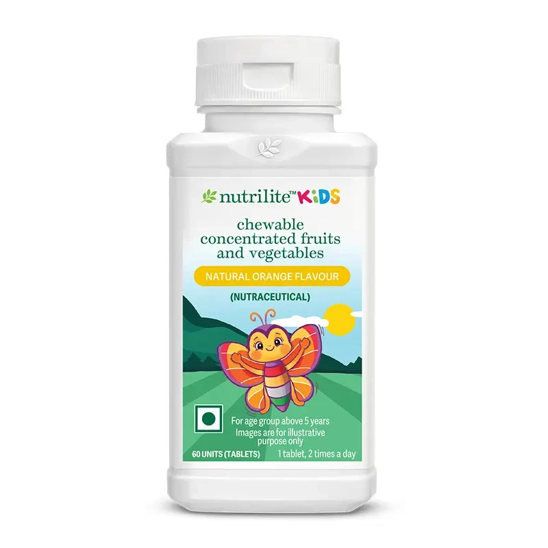 Amway NUTRILITE® Kids Chewable Concentrated Fruits & Vegetables – 60N Tablets