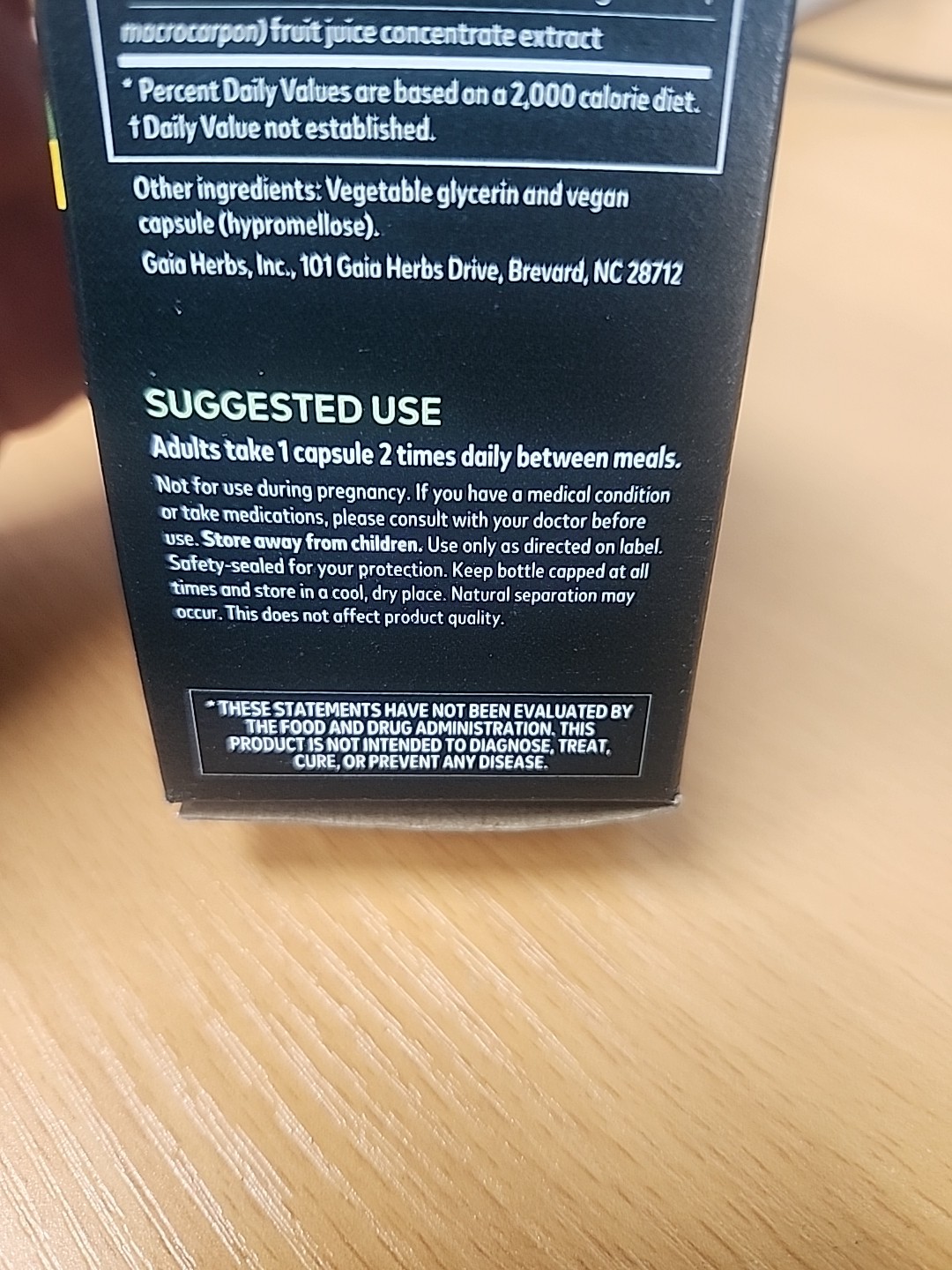 Gaia Herbs Cranberry Concentrate 60 Caps