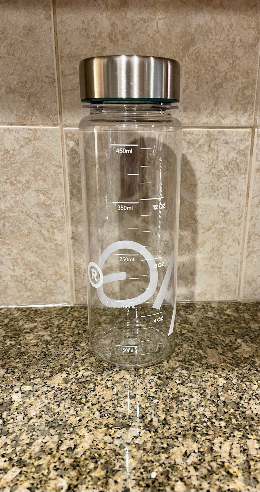 AG1 Athletic Greens 16 oz BPA Free Tritan Shaker Bottle Stainless Steel Lid