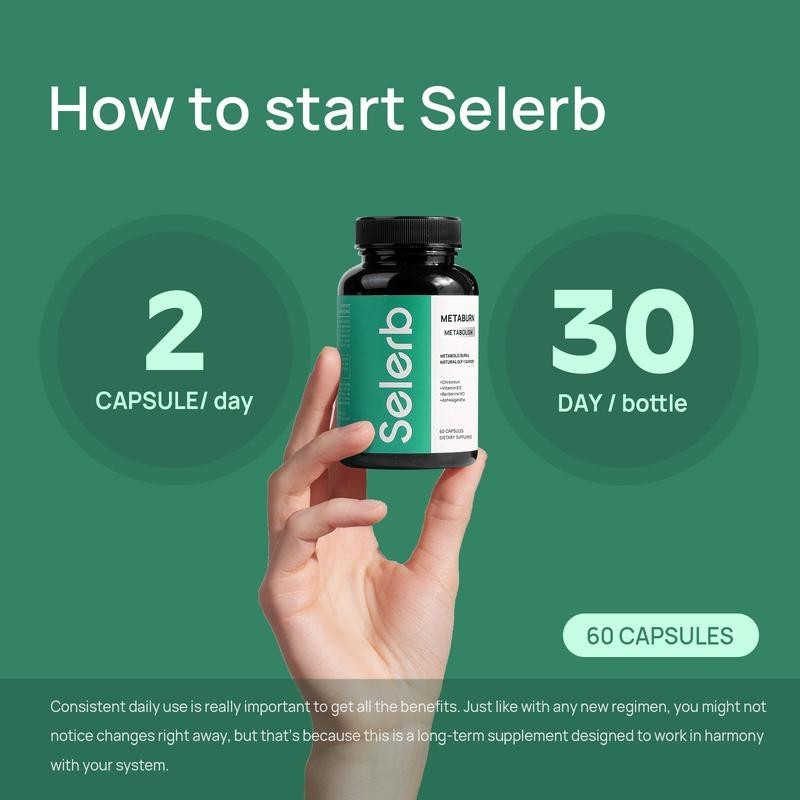 Selerb Metaburn for Daily Nutrient Support ?CVitamin B12 & Berberine HCI