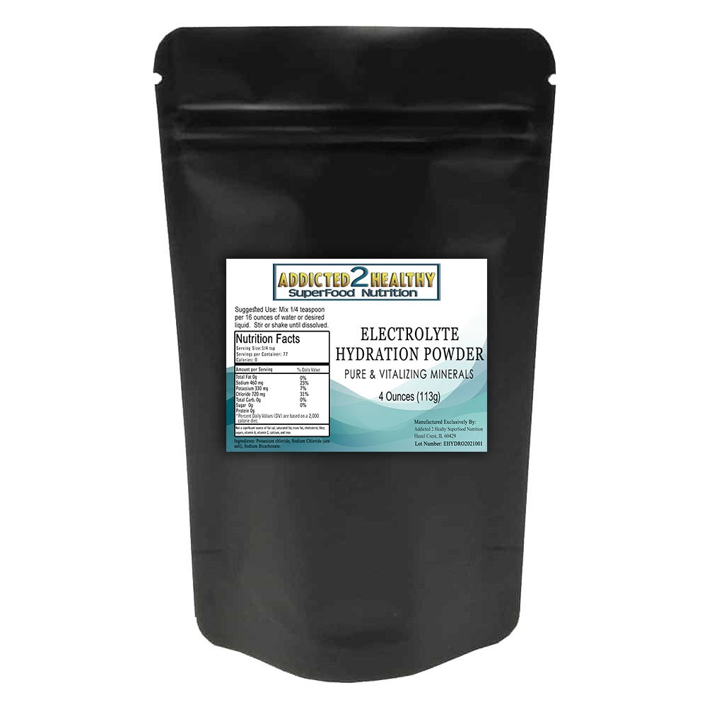 4oz Pure Electrolyte Powder – Raw Unflavored – No Sugar Keto Fasting