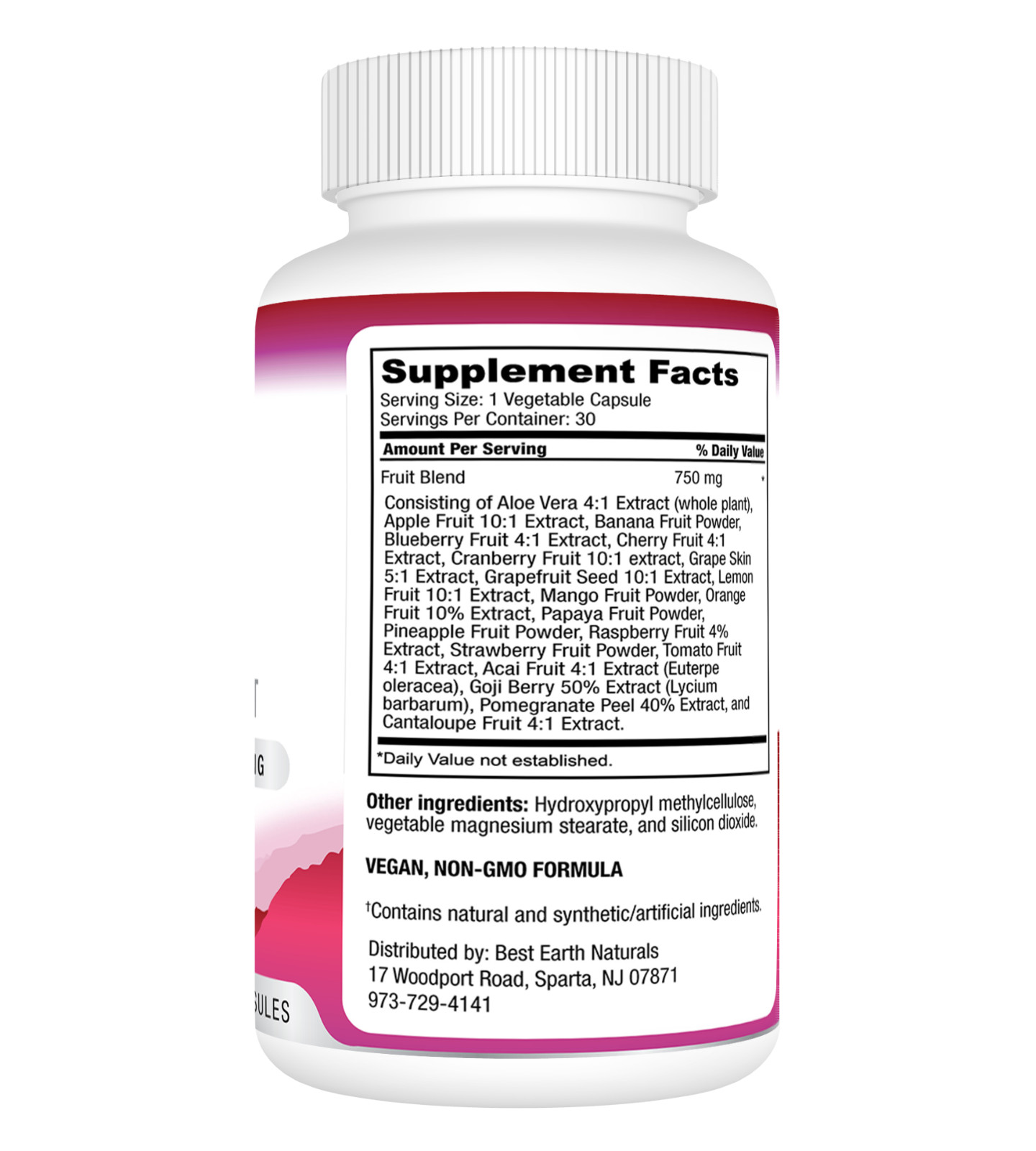 Fruit Supplement by Best Earth Naturals Buy 2 Get 1 FREE 3 Pack