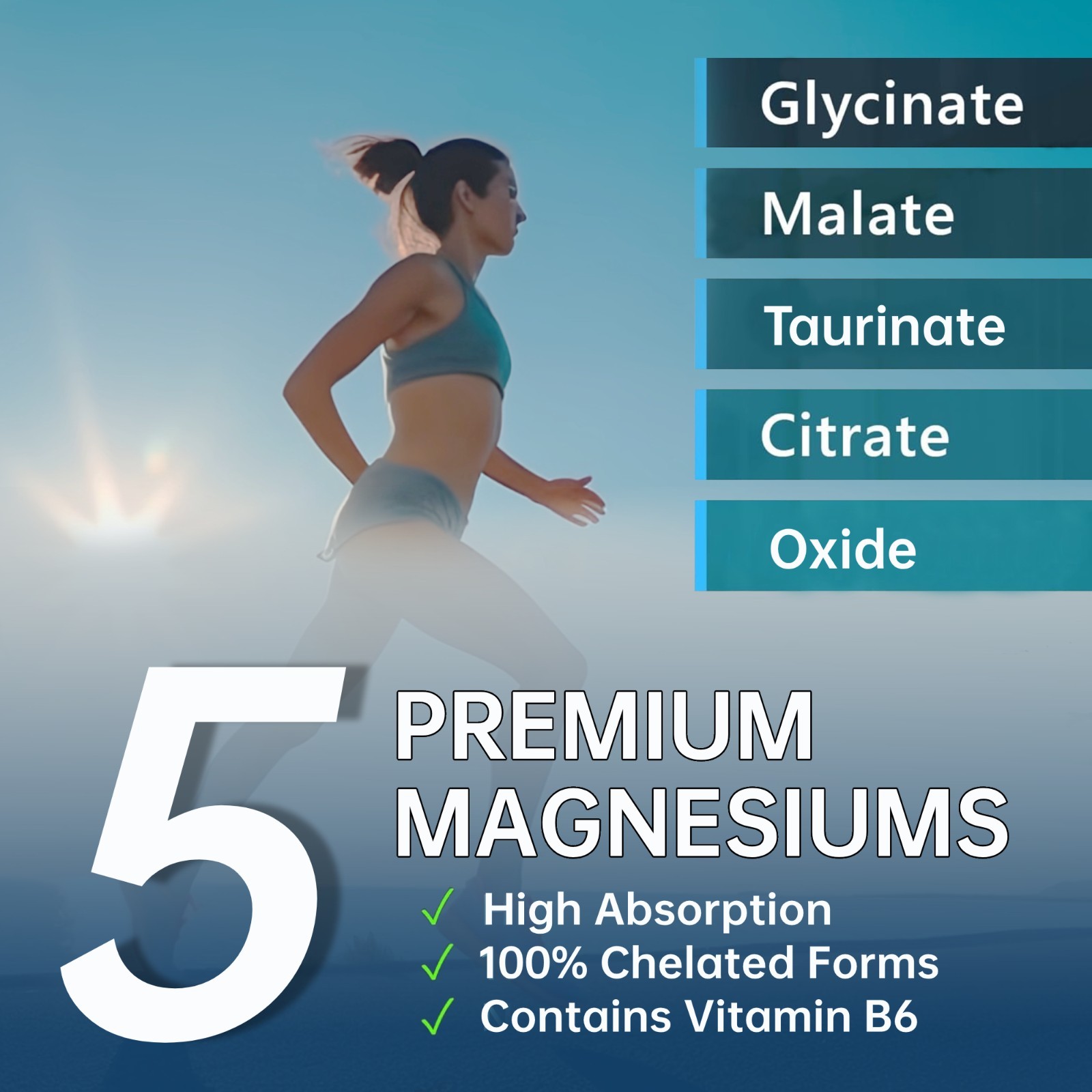 420mg Premium Magnesium Complex – High Absorption Magnesium Supplement for Adult