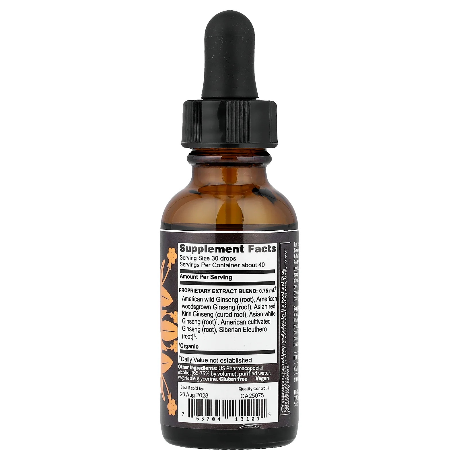 2 X Herbs Etc., Ultimate Ginseng�, 1 fl oz (30 ml)