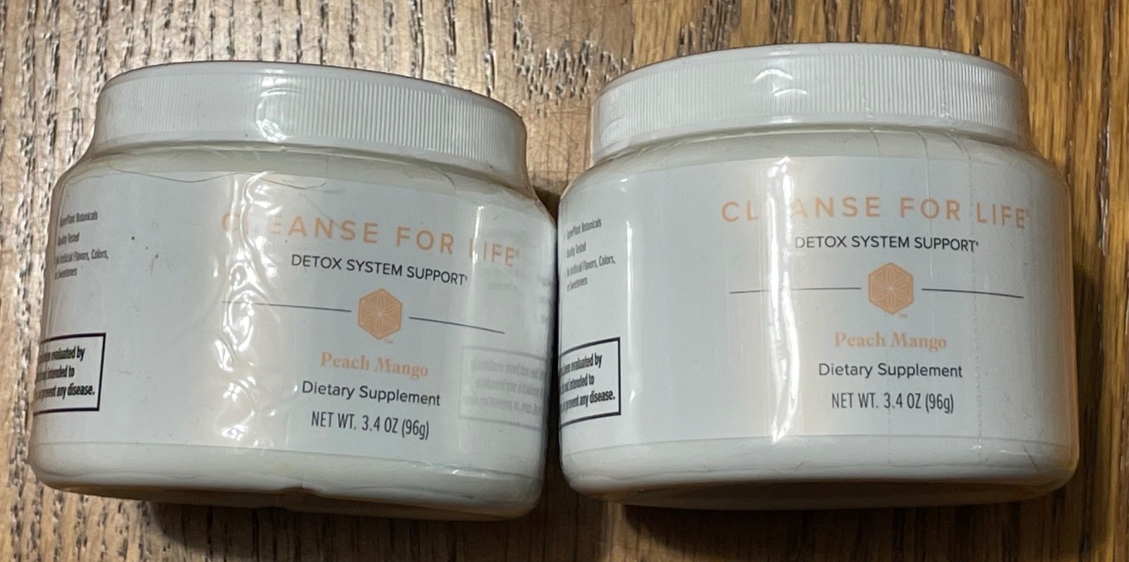 Isagenix Cleanse for Life Peach Mango New Sealed 2 Canisters Exp 2026 FREE SHIP