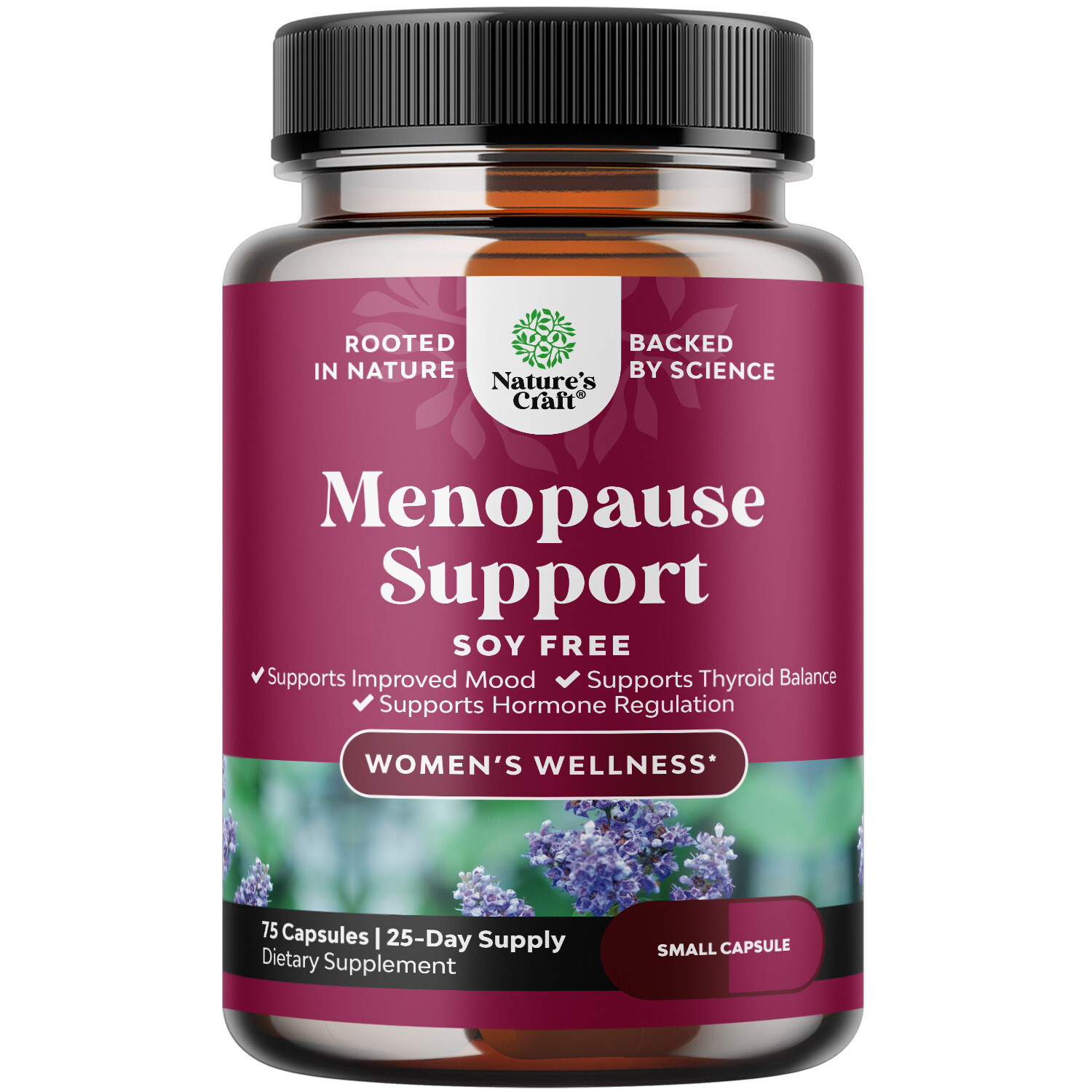 Complete Herbal Menopause Supplement for Women – Soy Free Hormone Balance 75ct