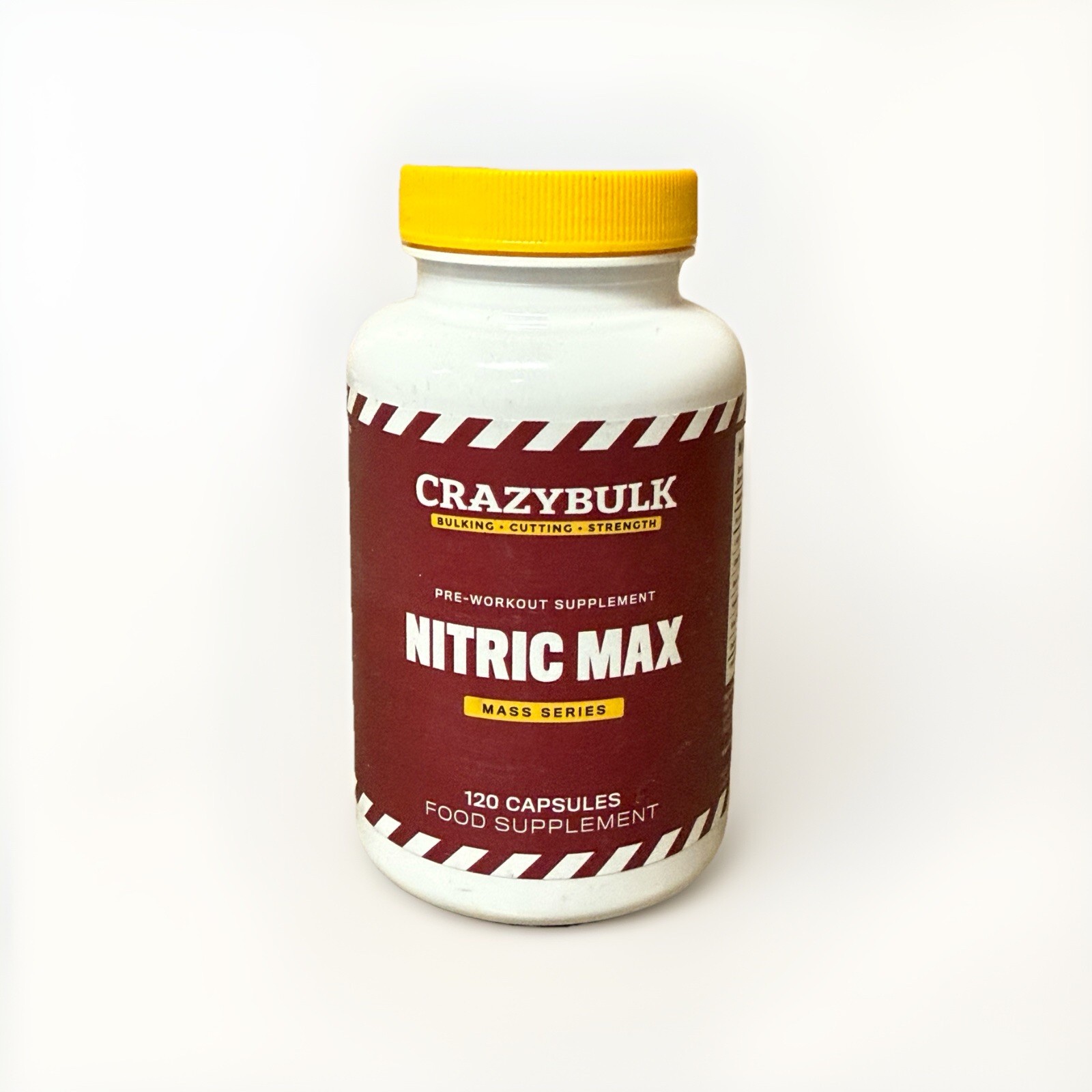 CrazyBulk NITRIC MAX Pre Workout Supplement Nitric Oxide Booster Crazy Bulk NEW
