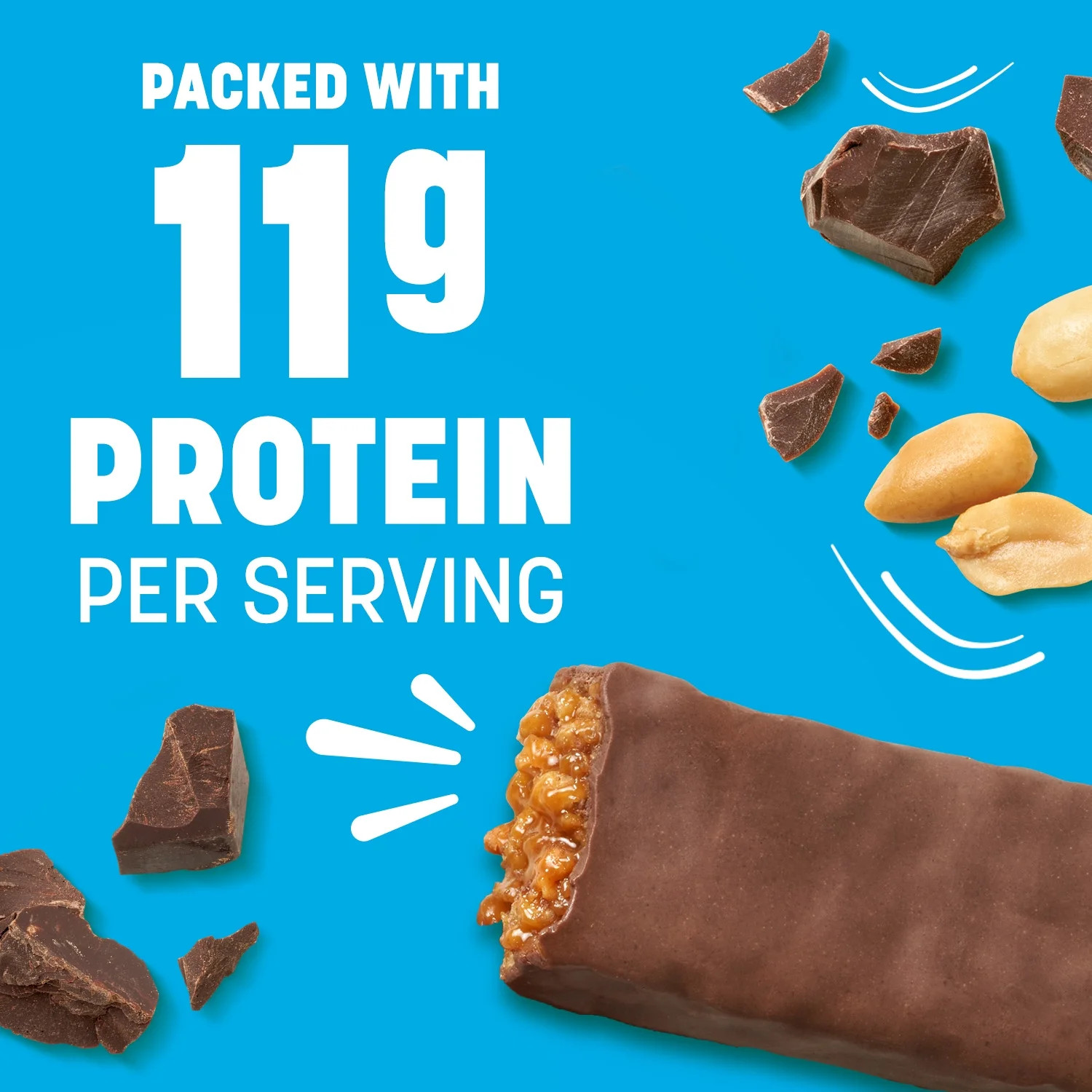 Nutrisystem Chocolate Peanut Butter Protein Bar 15 Count 11g Weight Loss Snack