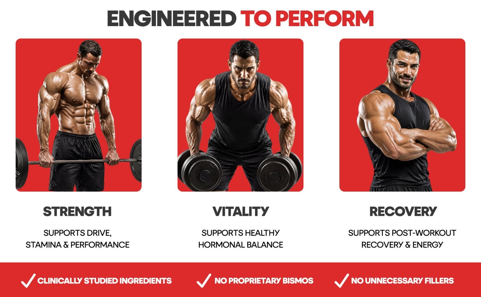 Peak Revival-X Fadogia Agrestis 1000mg Testosterone Booster for Men Muscle