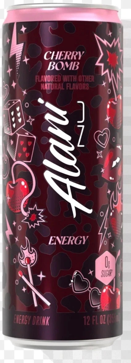 1x Alani CHERRY BOMB 12oz Can – RARE, SOLD OUT IN STORES, NEW FOR 2026