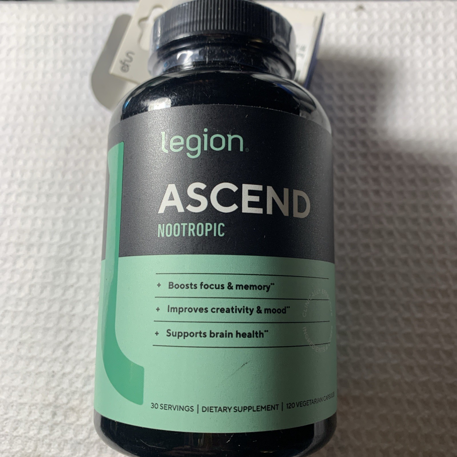 LEGION Athletics Ascend Nootropic – All-Natural Brain Health Supplement Exp 8/27