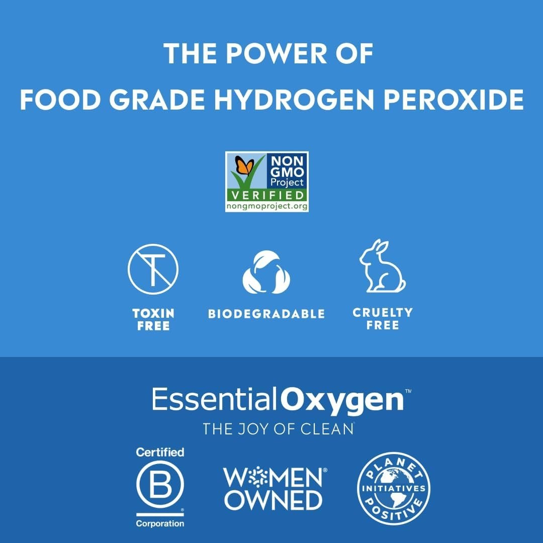 32 Fl Oz Food Grade Hydrogen Peroxide – The Essential Clean for Home & Pets