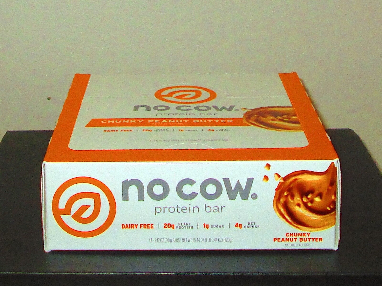 No Cow-Chunky Peanut Butter Protein Bars-set of 12 Bars