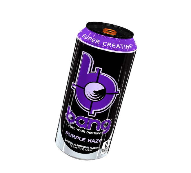 Bang Energy Purple Haze, Sugar-Free Energy Drink, 16 Ounce (Pack of 12)