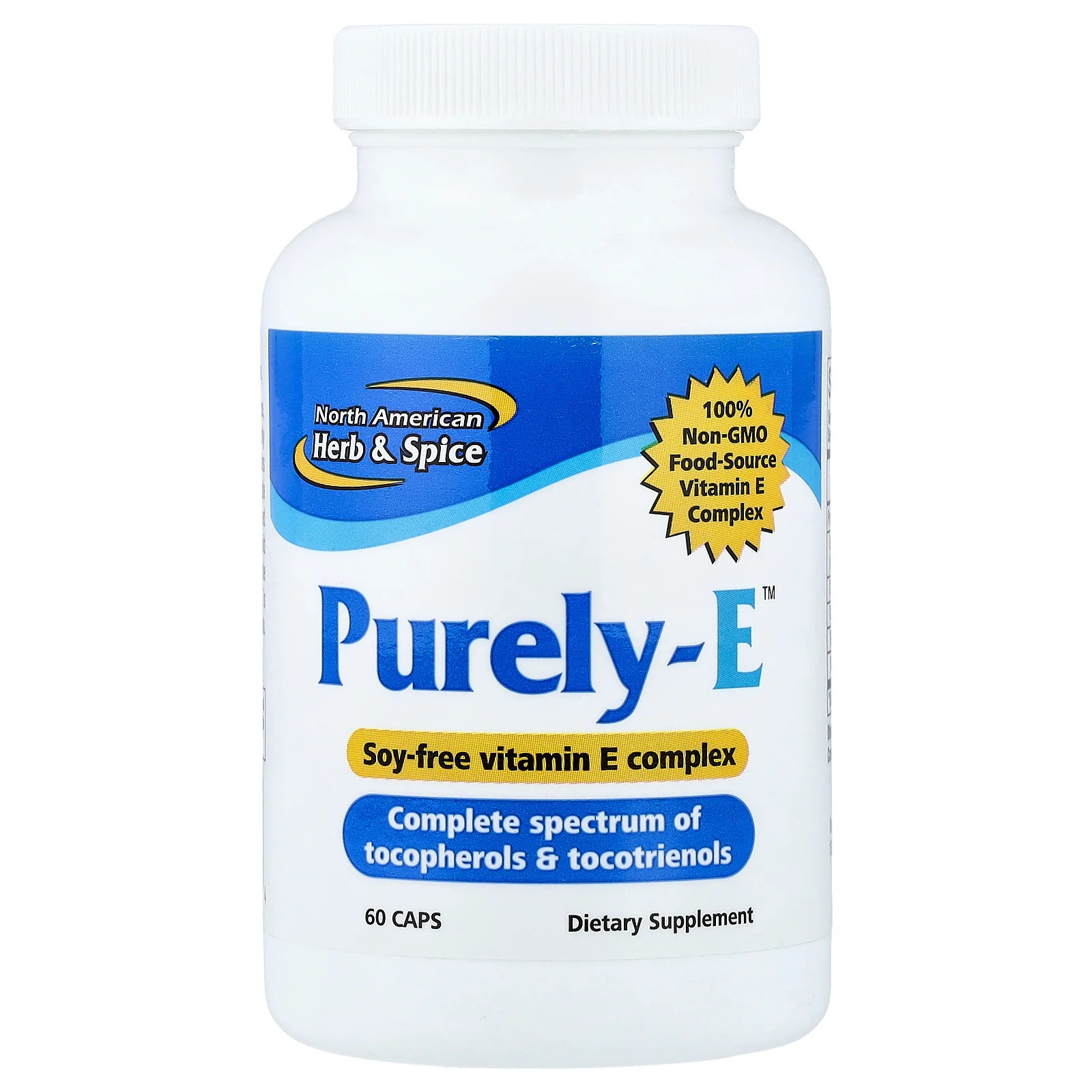 2 X North American Herb & Spice, Purely-E�, 60 Caps