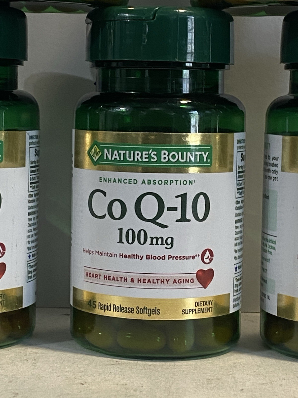 Nature’s Bounty ~ CoQ10 100 mg ~ 225 Rapid Softgels Total ~ Exp 07/2027