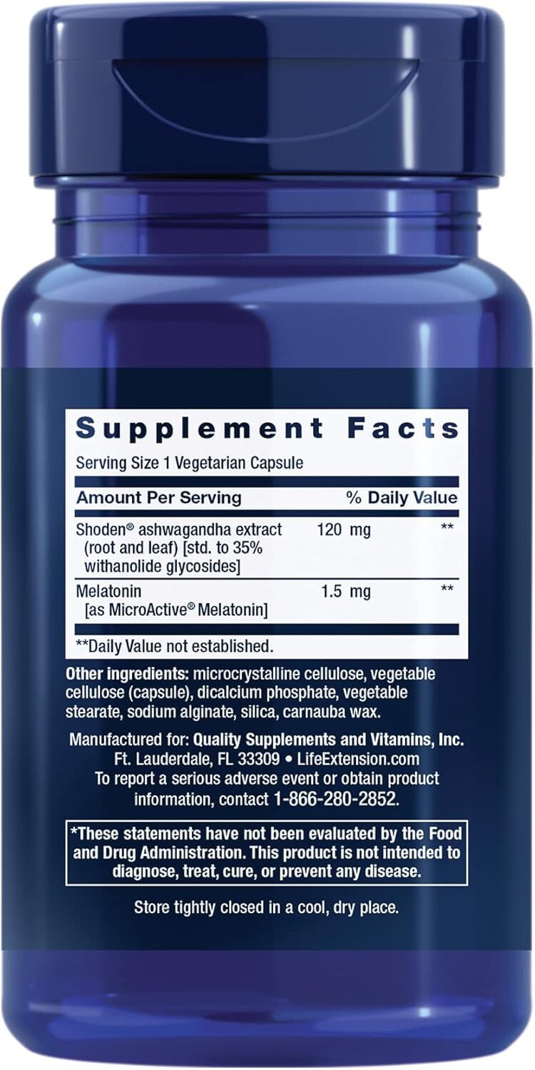 Life Extension Rest & Renew 30 vegetarian capsules 2PACK ( EXP. 10/2025)