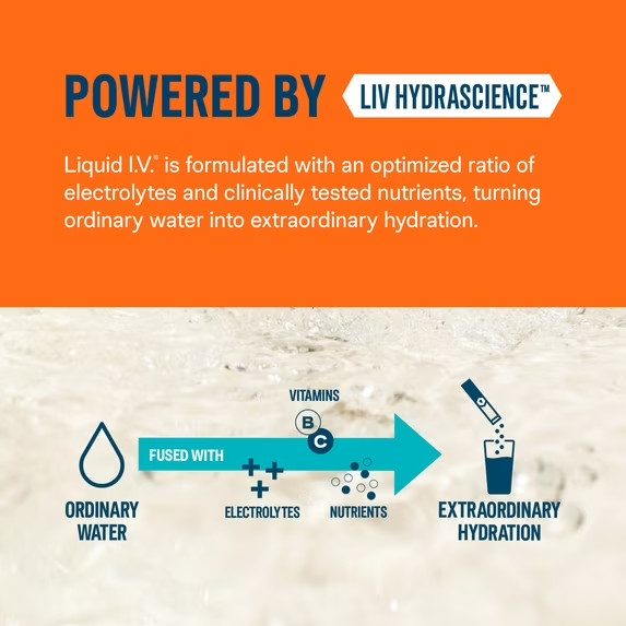 Liquid I.V.® Tangerine Hydration Multiplier® +Immune Support Electrolyte Powder