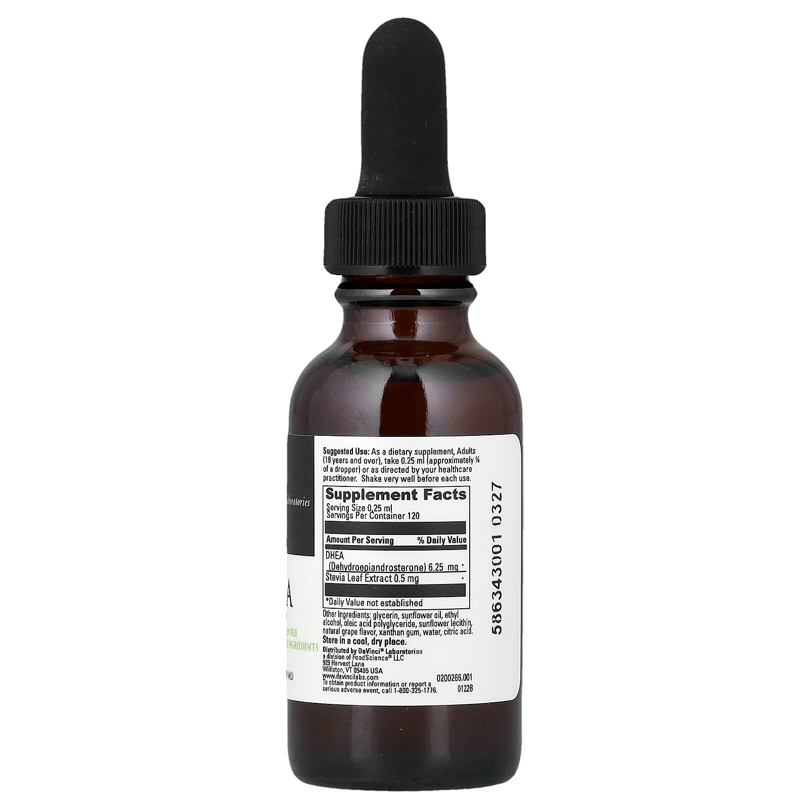 2 X DaVinci Laboratories, Liposomal DHEA, 1 fl oz (30 ml)