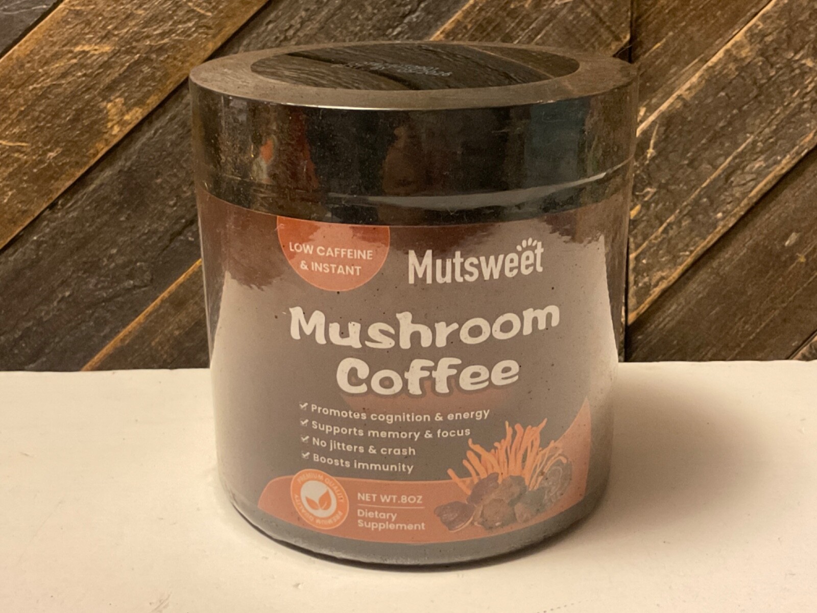 Low Caffeine & Instant Mut sweet Mushroom Coffee Exp 5/26