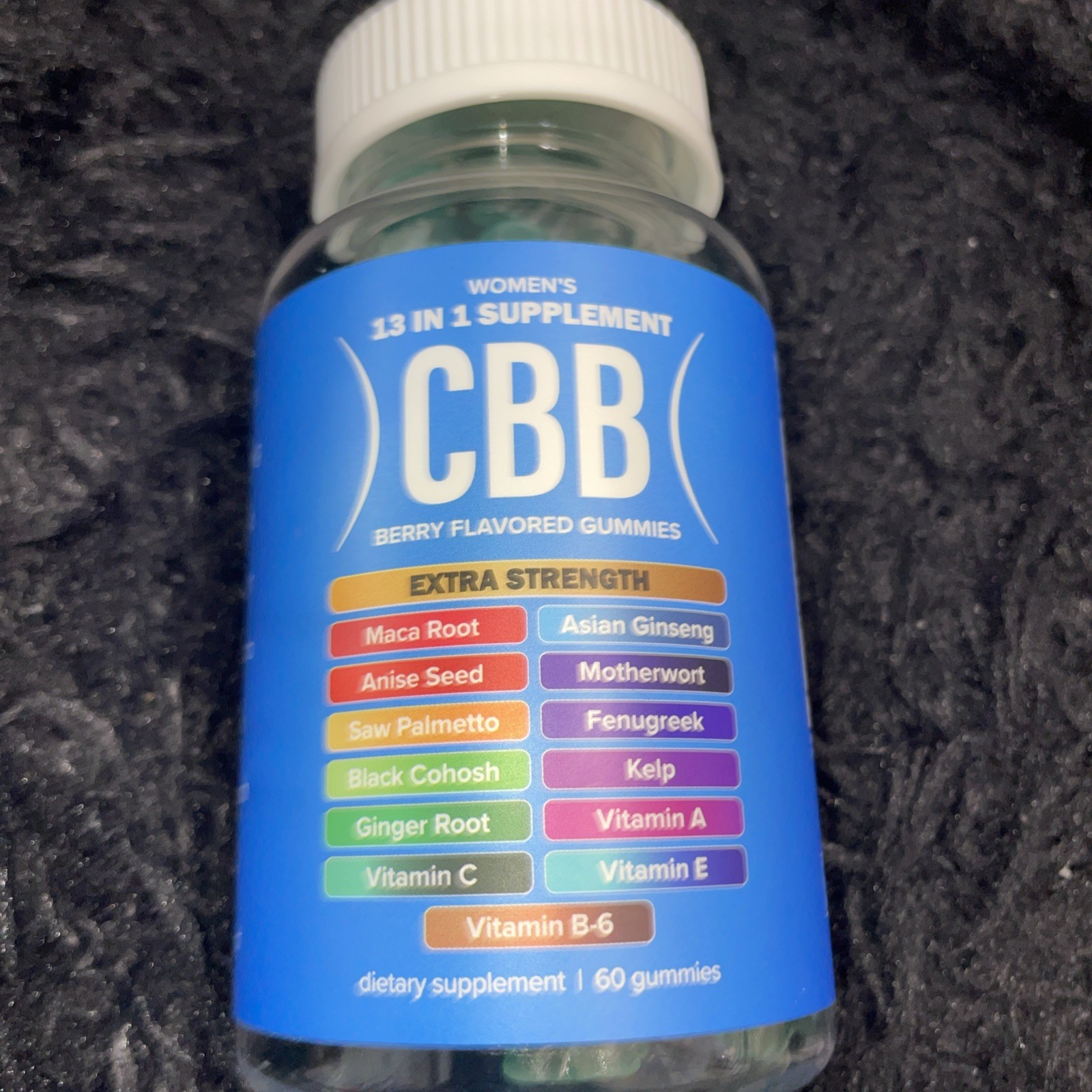 CBB Women’s 13 in 1 Supplement Berry Flavored Gummies 60 Count
