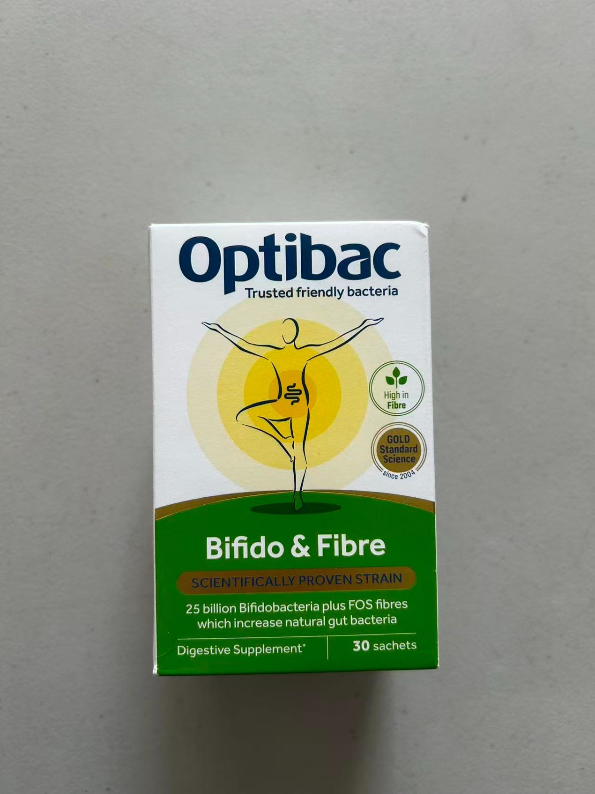 Optibac Bifido & Fibre 30 sachets （EXP：10/MAR/2028）