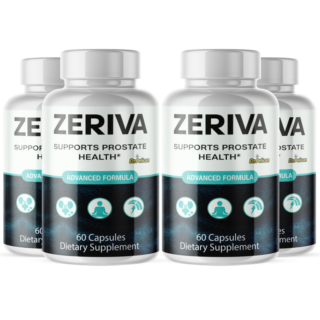 Zeriva- Prostate Support- 4 Bottles- 240 Capsules