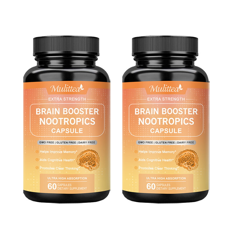 Brain Supplements & Nootropics – Memory Focus Mental Concentration Booster Caps