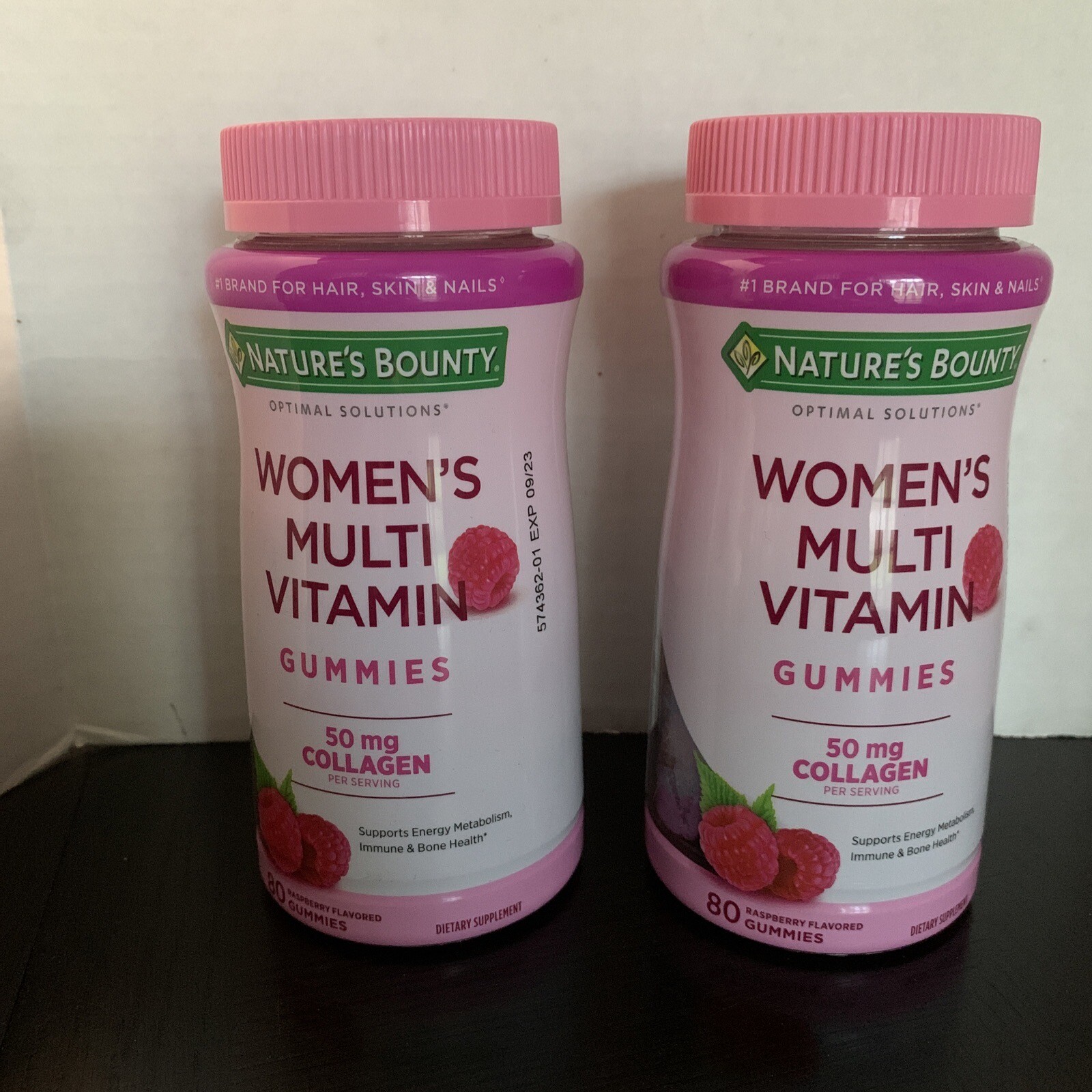 2 Nature’s Bounty Optimal Solutions Women’s Multi Vitamins Gummies 80ct