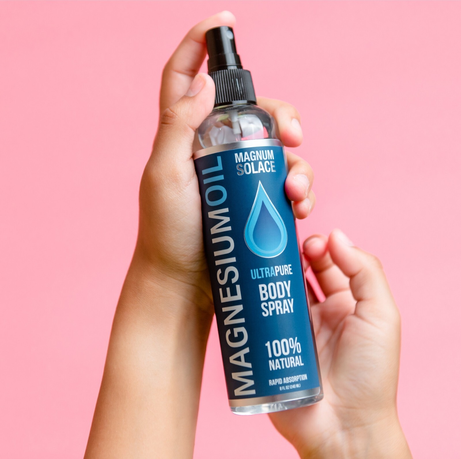 Magnesium Oil Spray – Ultra Pure & Concentrated Magnesium Chloride 8 oz