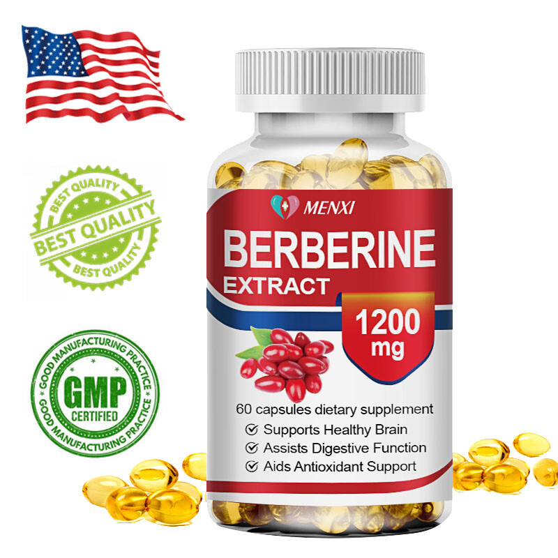 Berberine Extract Support 1200mg per Serving – High Absorption For Heart Health