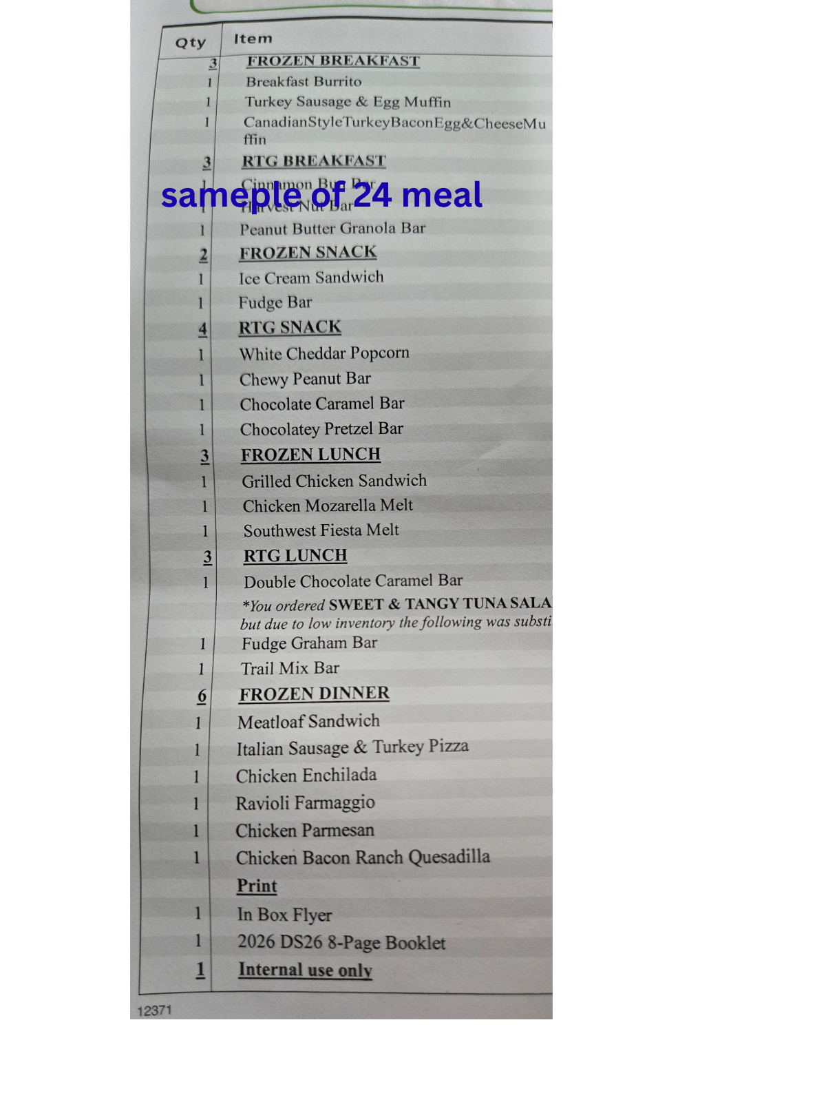 Nutrisystem 48 Meals Chef’s Choice Select – High Protein Assortment