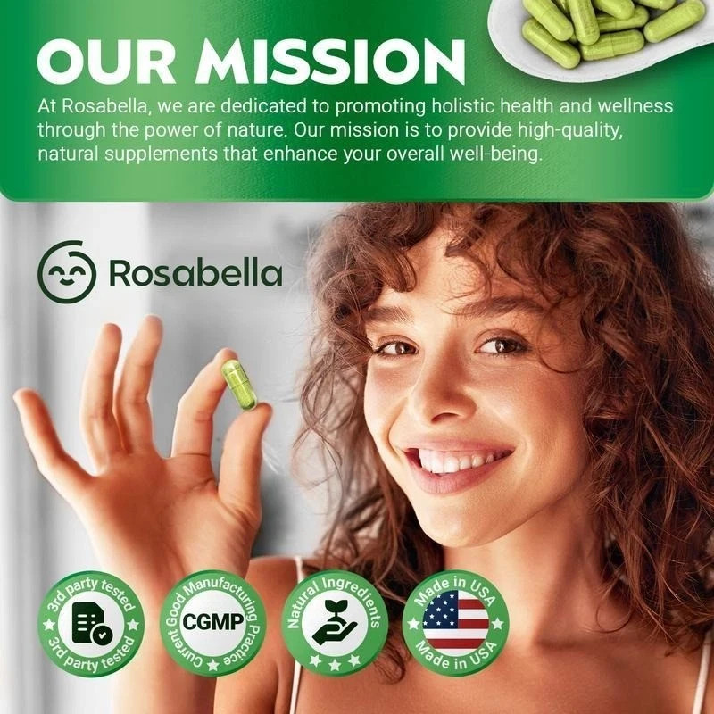 bell Rosa Moringa Capsules Support Immune for and Gut Health 60 cap 2 bottles