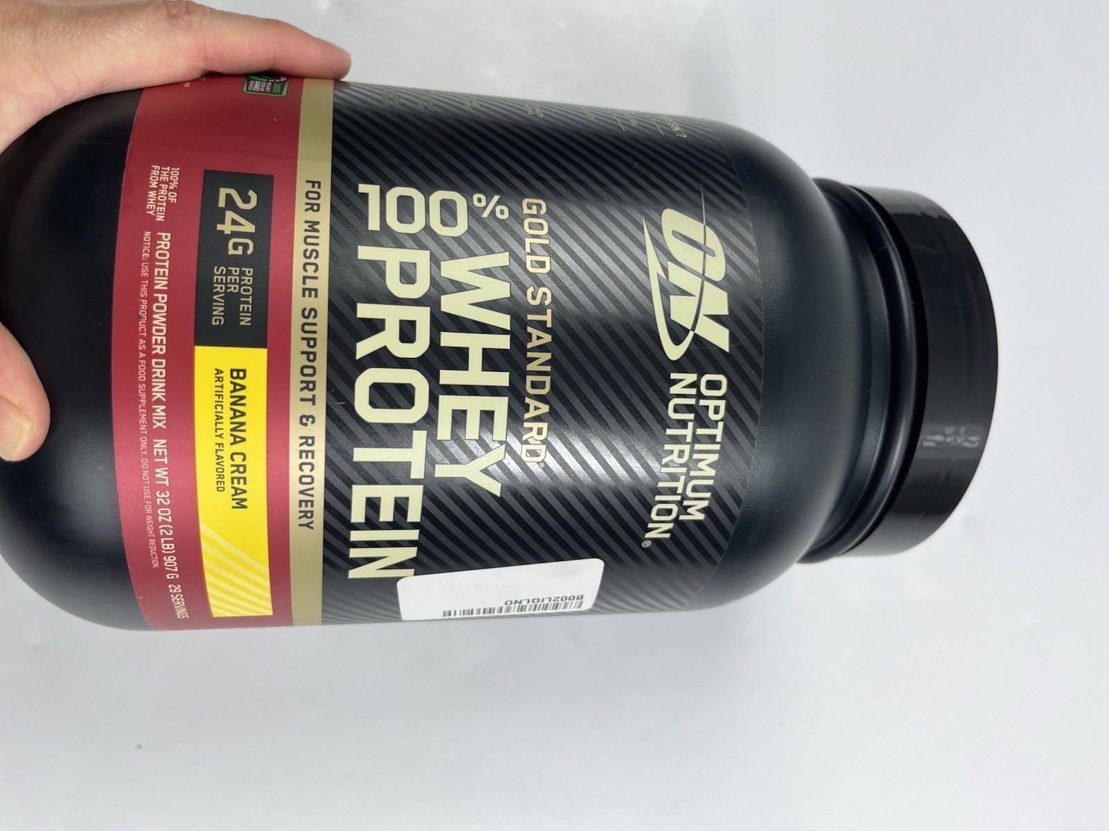 ON Optimum Nutrition Banana Cream Gold Standard 100% Whey Protein. Exp 09/2027