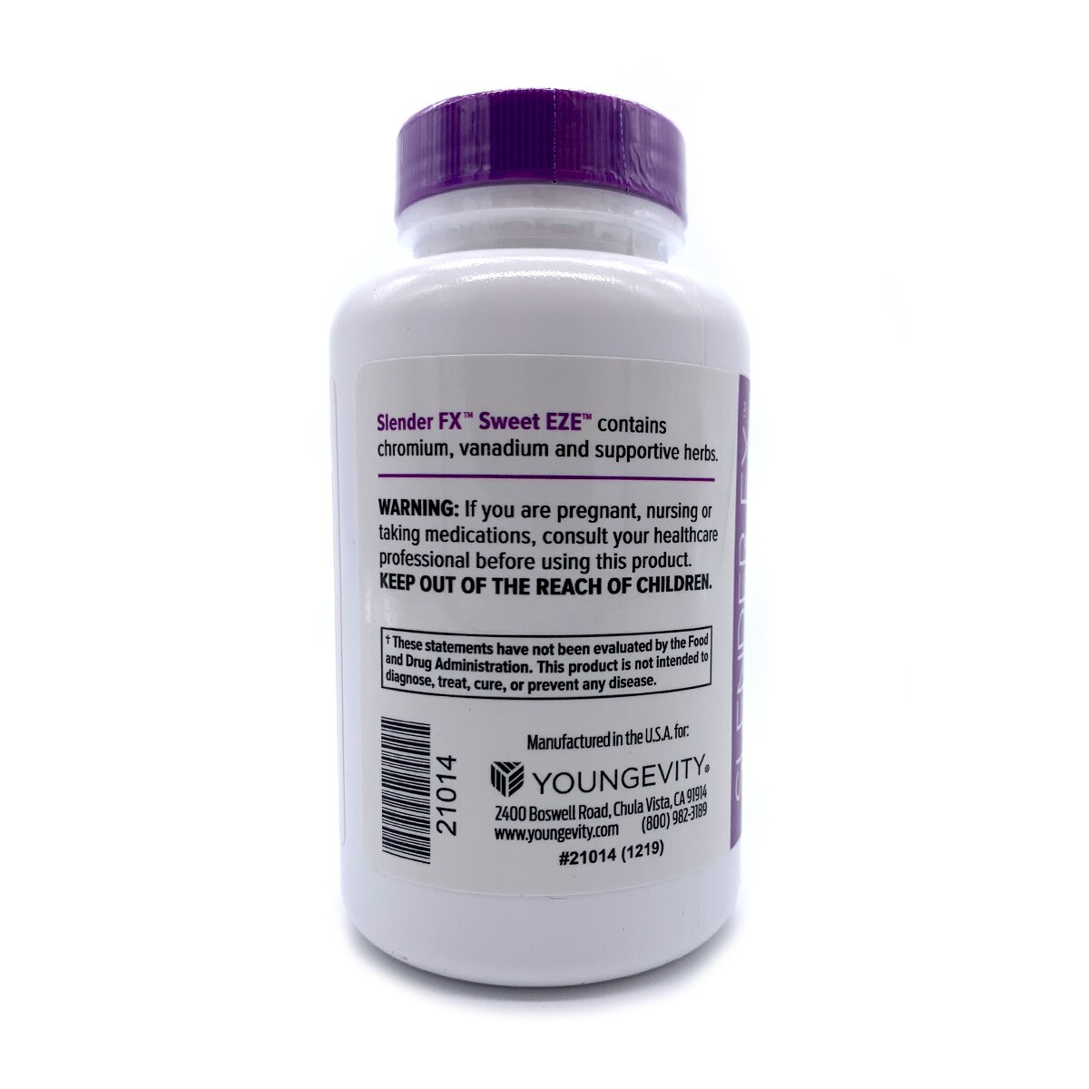 Youngevity Slender Fx Sweet Eze 120 capsules 4 Pack Dr. Wallach – FREE SHIPPING