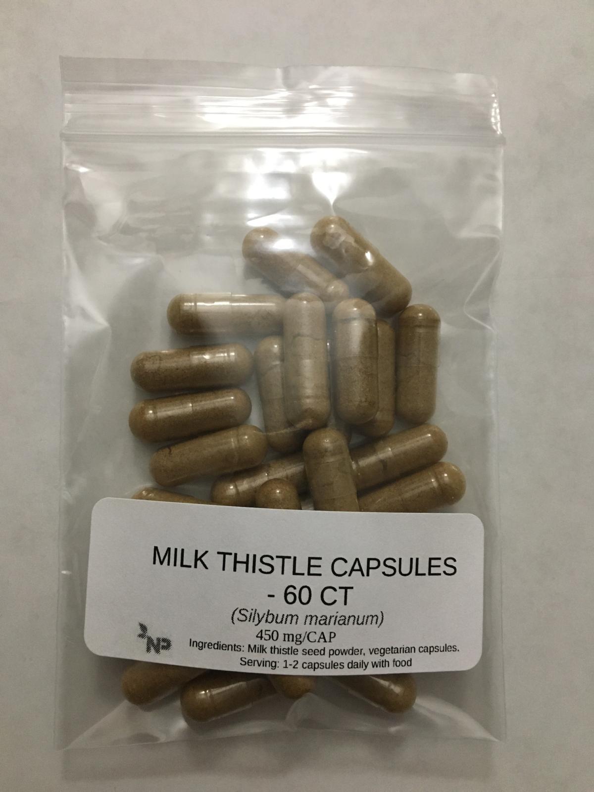 Milk Thistle 900 mg Vegan Capsules – 60 Count