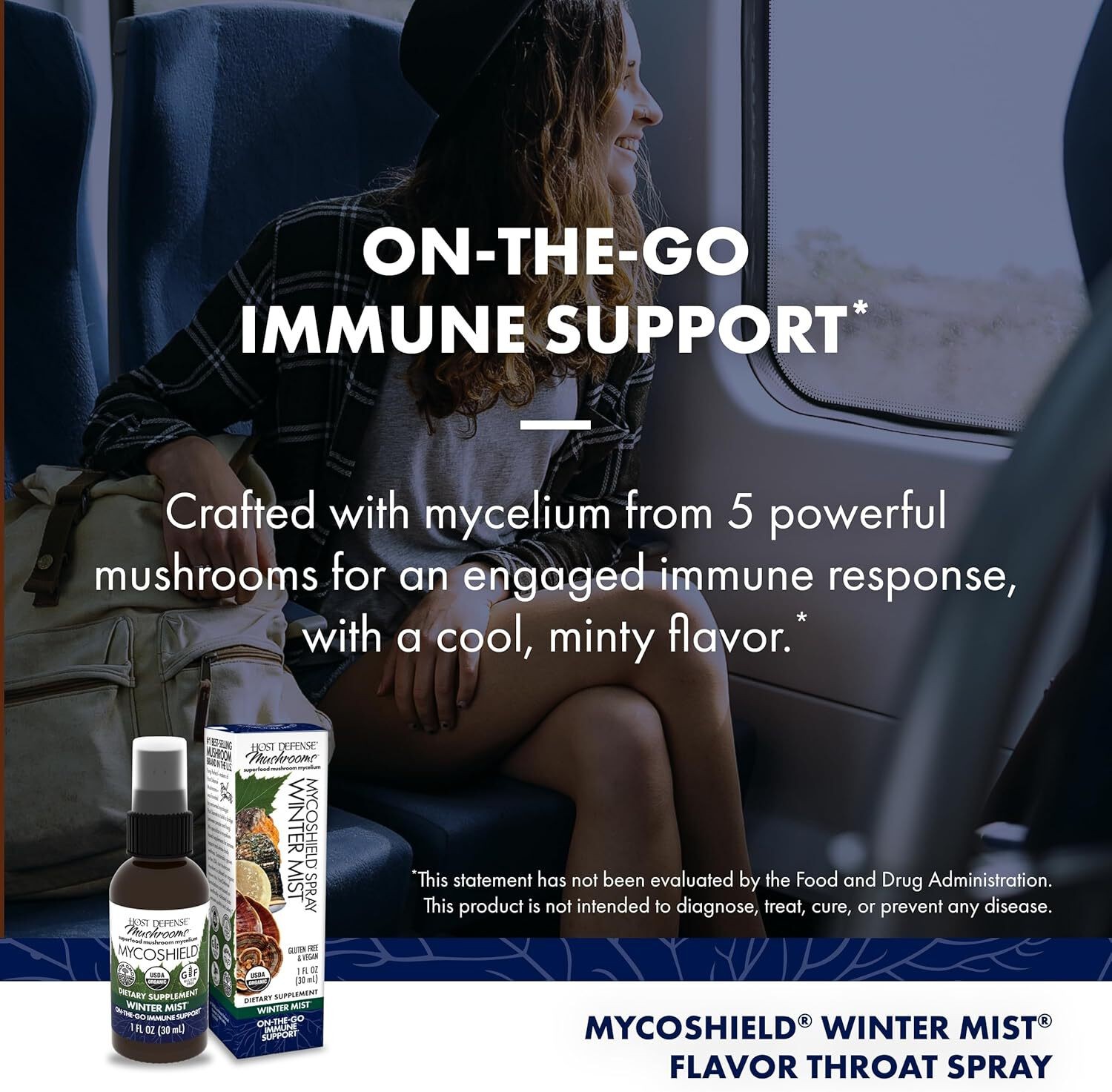 Host Defense-MycoShield Spray Winter Mist 0.5 oz