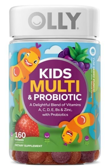 Olly Kids Multi Probiotic Yum Berry Punch 160 Gummies Exp 5/2027